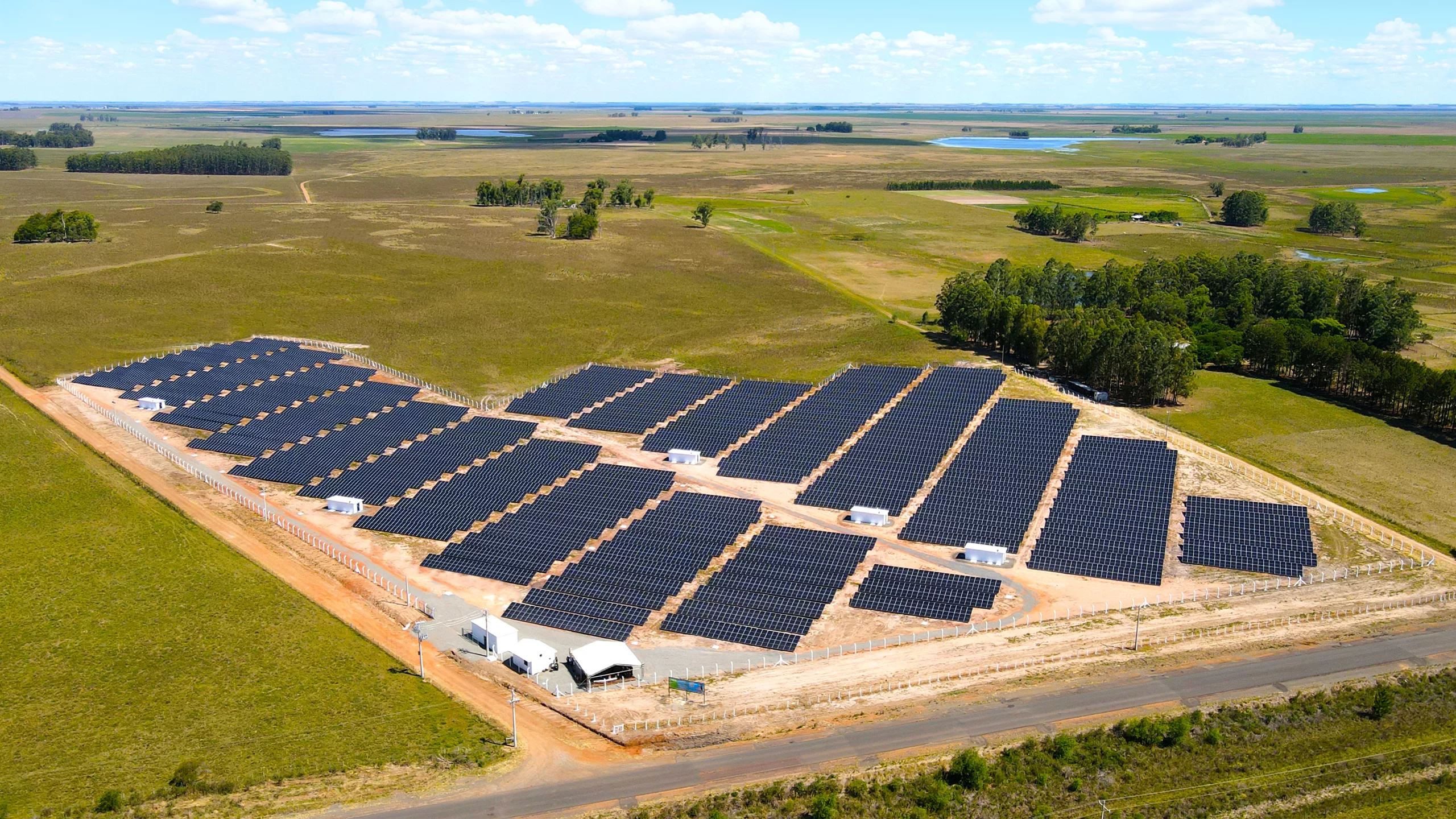 Usina solar Liberty em Barra do Quaraí, Rio Grande do Sul