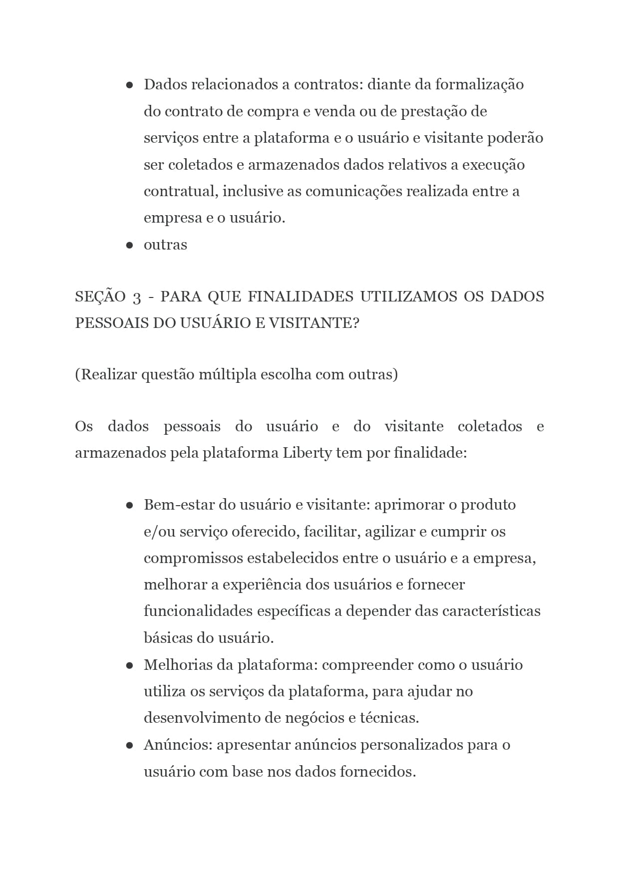 Política de privacidade 4