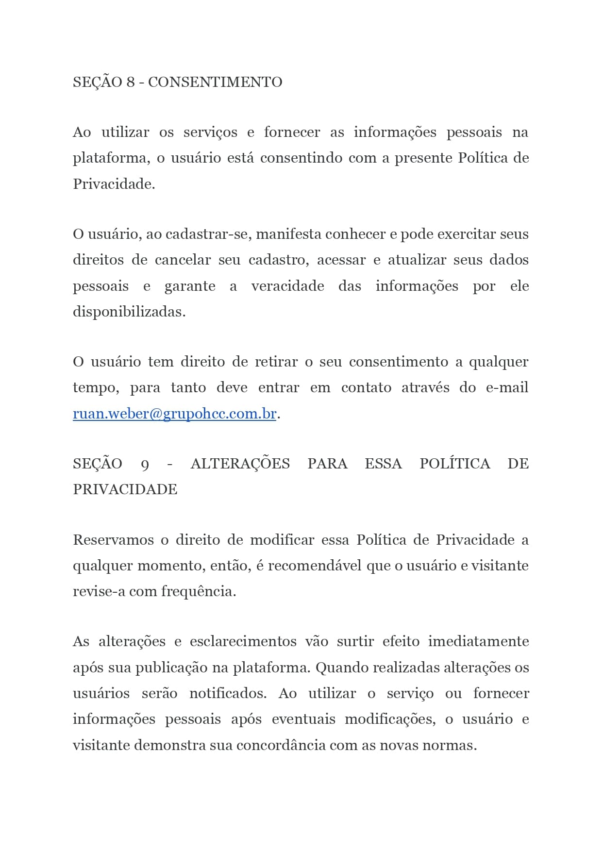 Política de privacidade 10